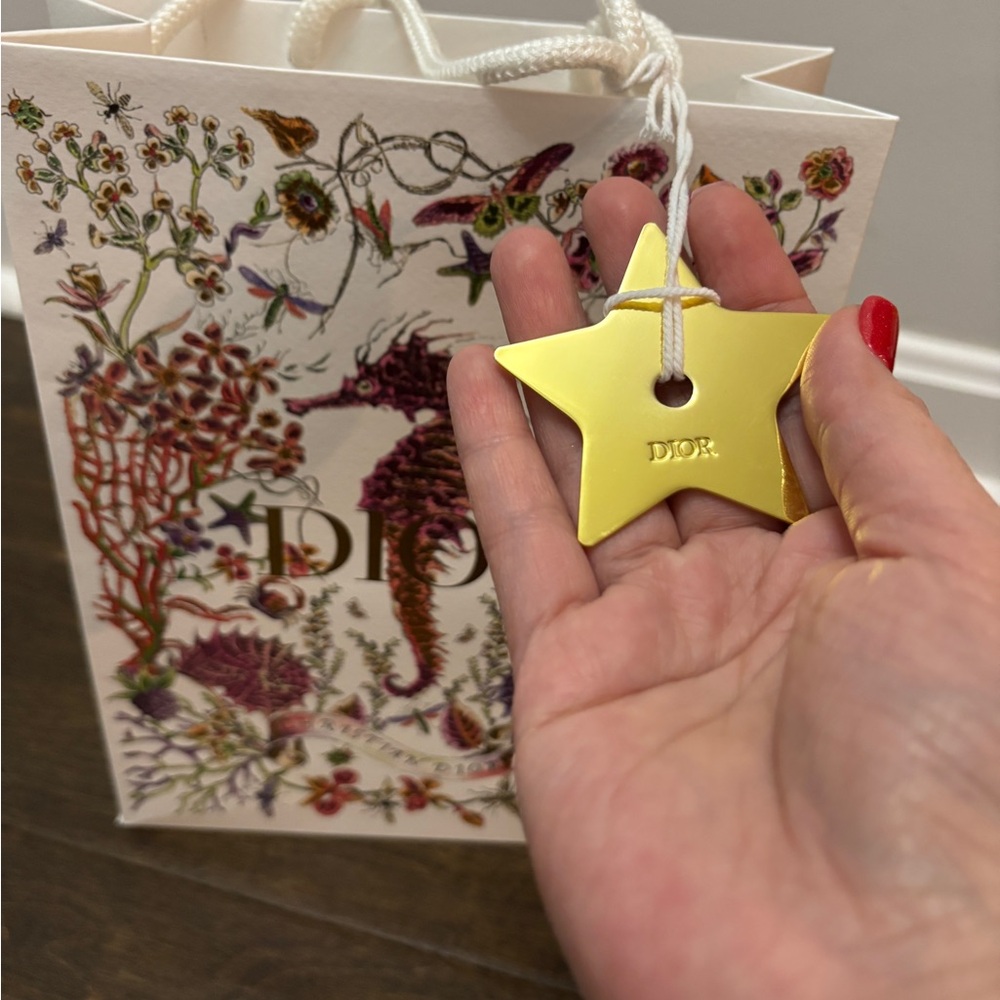 Dior Floral Seahorse Gift Bag